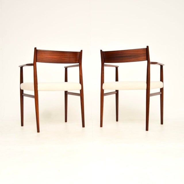 1960s Vintage Danish Carver Armchairs by Arne Vodder, 1960s, Set of 2 For Sale - Image 5 of 11