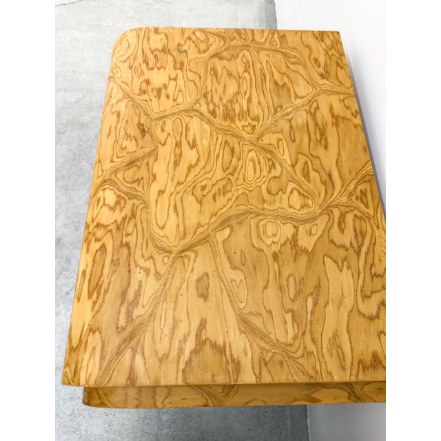 Pair Vintage 1970s Mid-Century Modern Nightstands With Solid Brass Pulls For Sale - Image 13 of 14