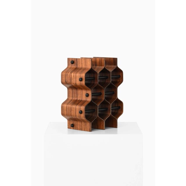Wine rack / bottle stand in rosewood by torsten johansson, 1950's additional information: material: rosewood style: mid...