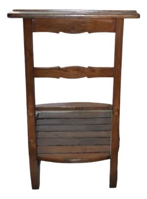 Vintage Hungarian Wooden Kneeling Stool, 1940s