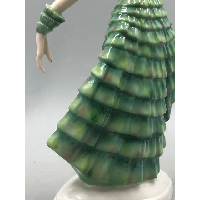 Art Deco Porcelain Dancer from Fasold & S Tauch For Sale - Image 10 of 14