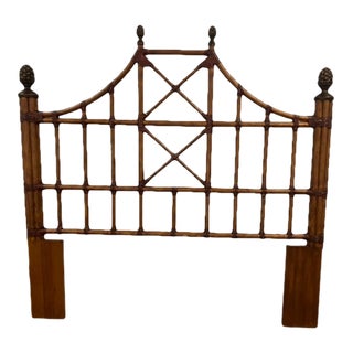 Late 20th Century China Passage Queen Size Headboard by Lane For Sale