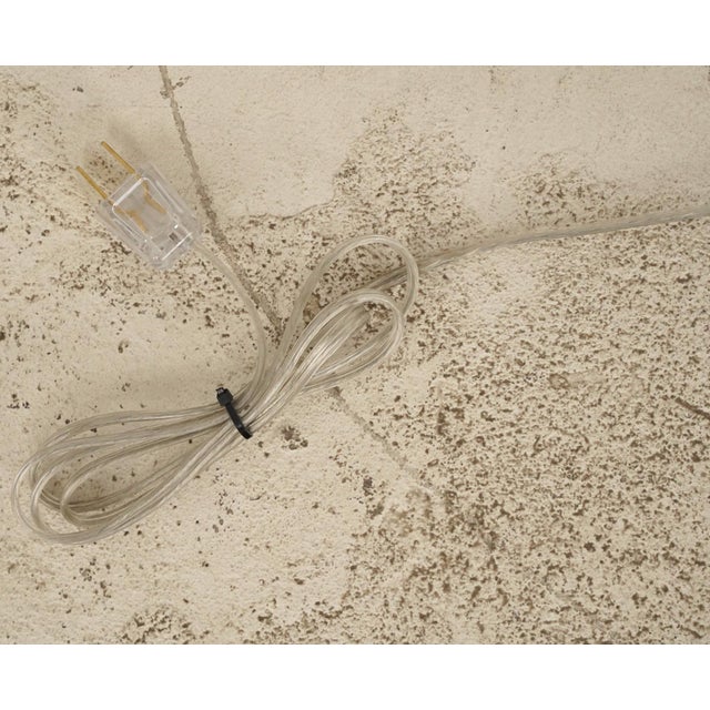 Vintage Mythic Hippocampus Celluloid Nickel Floor Lamp For Sale - Image 9 of 9