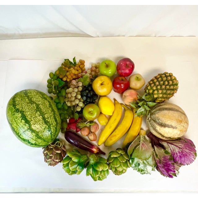We love this decorative assortment of Fruits and Vegetable. There are 29 pieces in this vintage set. They come in all...