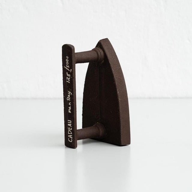 Man Ray, Le Cadeau Surrealist Sculpture, 1974, Iron For Sale - Image 4 of 16