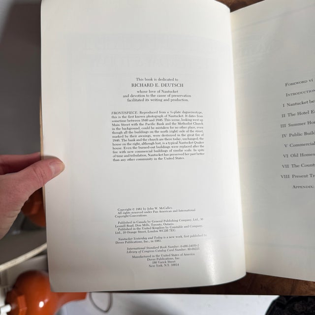 1980s 1981 John McCalley “Nantucket Yesterday and Today” Paperback Historical Book For Sale - Image 5 of 9