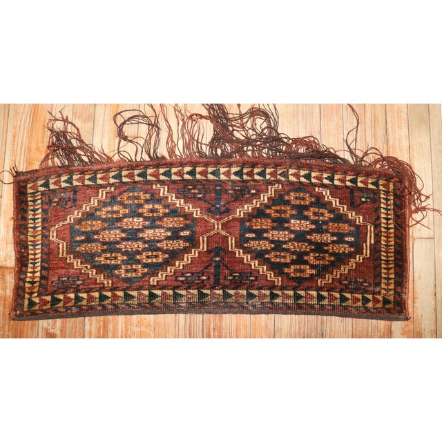 Antique Zabihi Collection Tribal Turkeman Tekke Rug For Sale - Image 4 of 5