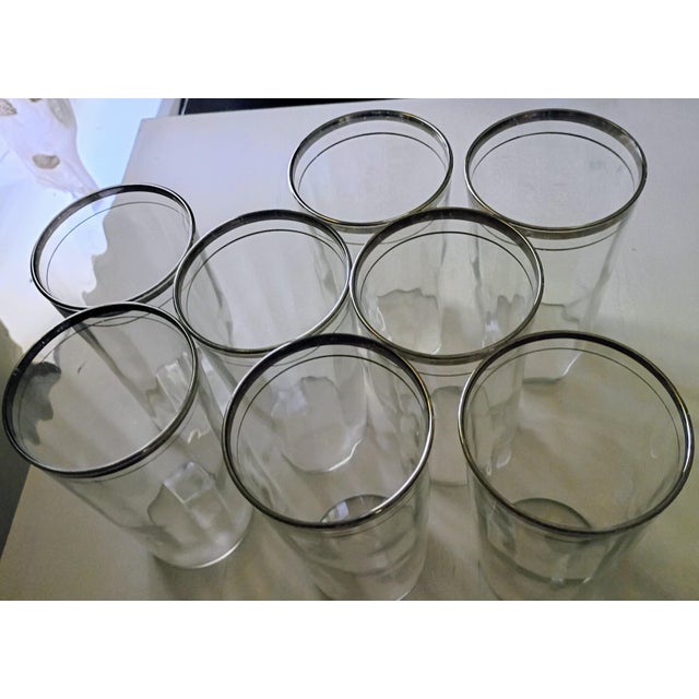 Philco Radio Bar 1936 Vintage Glass Tumblers For Sale - Image 4 of 6