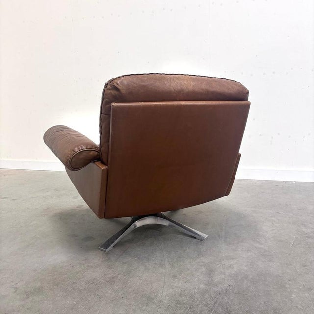 DS31 Lounge Chairs in Cognac Leather from de Sede, 1970s, Set of 2 For Sale - Image 16 of 17