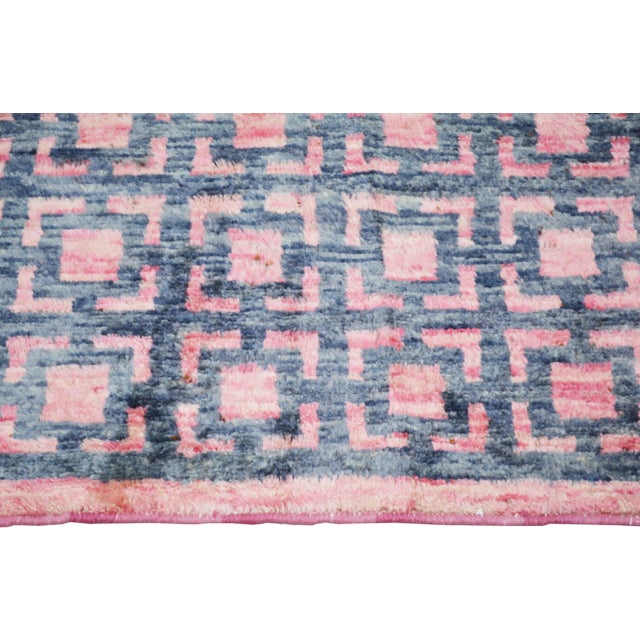 Shabby Chic Moroccan Hand Knotted Modern Rug With Natural Color Organic Wool Soft Texture,8'1"x9'10" For Sale - Image 3 of 5