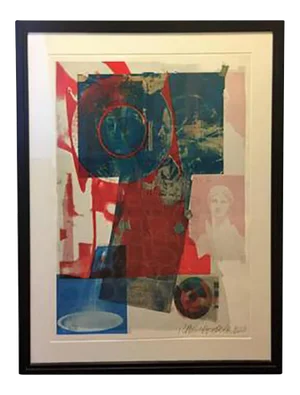 1968 Robert Rauschenberg Pencil Signed Color Lithograph