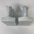 VTG Set 2 Mid Century Ceramic Horse Head Bookends Pale Blue White Glazed 8.5" BRAND: Unknown. Handmade? MATERIAL: Glazed...