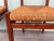 Brown Vintage Beech Chairs with Caned Seat, 1950s, Set of 3 For Sale - Image 8 of 13