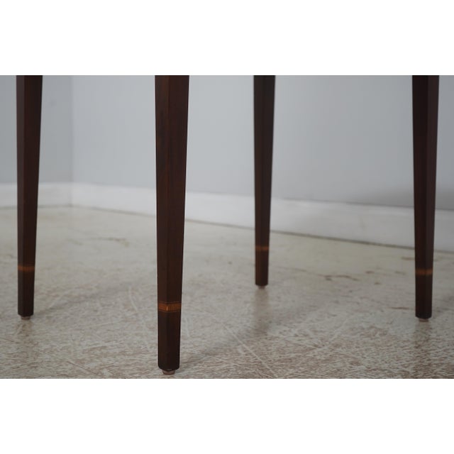 Brown Henkel Harris Mahogany Dropleaf Pembroke Table For Sale - Image 8 of 18