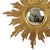 Large Sunburst Gold Leaf Sun Mirror by Deknudt, 1960s For Sale - Image 18 of 18