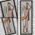 1960’s Mid-Century Modern Framed Gravel Wall Art Figural Mosaics a Pair For Sale - Image 9 of 13