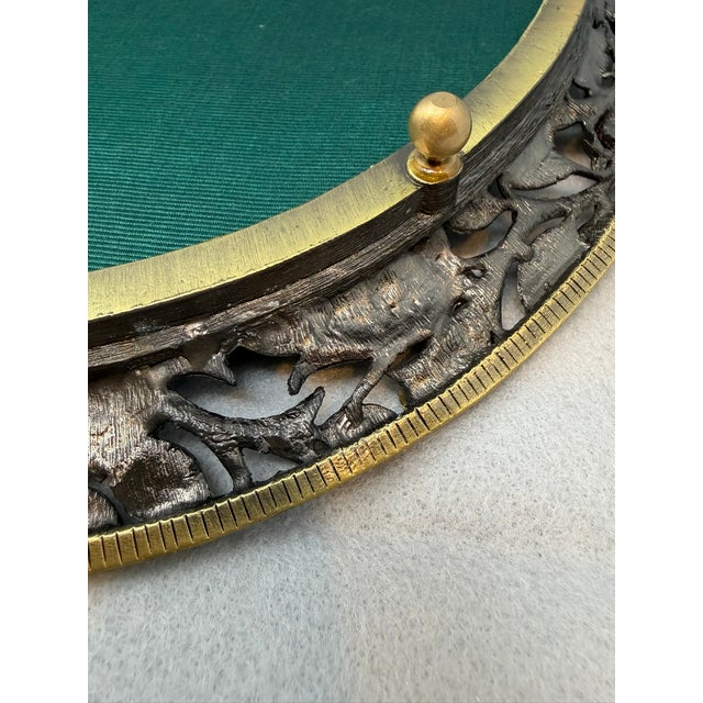 Olivia Riegel Mirrored Vanity Tray W Crystals For Sale - Image 4 of 9