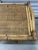 Vintage 1980’s Bamboo & Wicker Folding Tray Table For Sale In Dallas - Image 6 of 6
