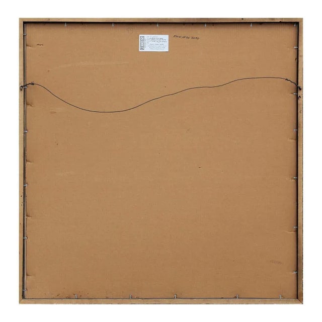 Black Rural Gray Toned Naturalistic Bucket in Window Still Life Farm Painting 20th Century For Sale - Image 8 of 11