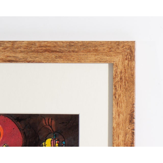1960s Mixed Media Drawing by James L. Bruch For Sale - Image 4 of 7