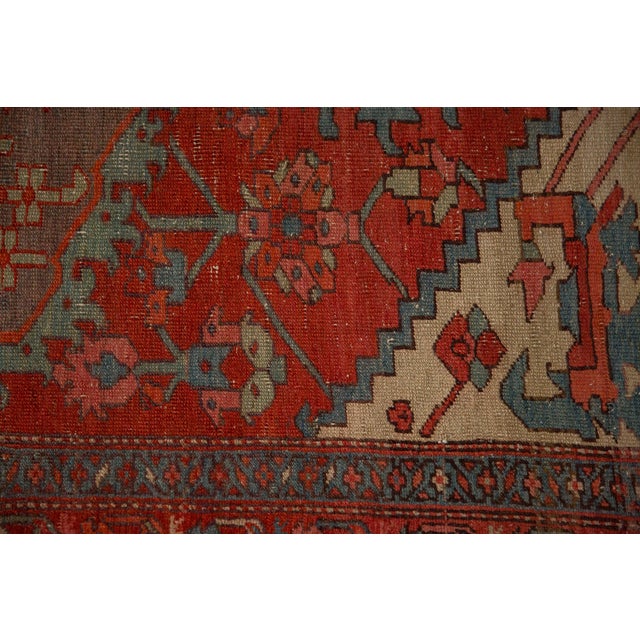 1920s Antique Persian Northwest Hexagonal Medallion Wool Rug For Sale - Image 14 of 14