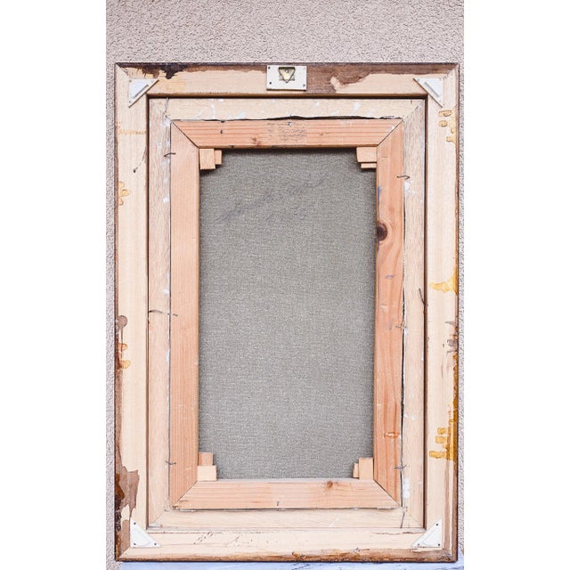 Marcello Boboli, Orange Vase, 1976, Oil on Canvas, Framed For Sale - Image 6 of 7