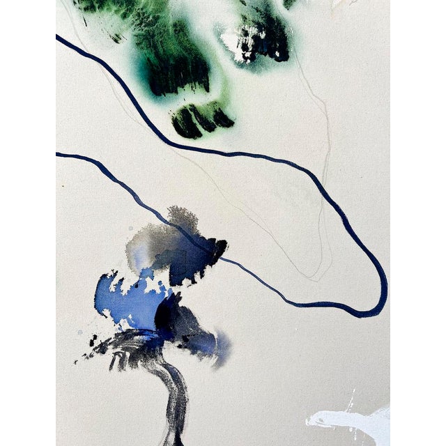 Abstract "Interwoven Collection No. 11" Contemporary Original Abstract Painting by Beth Winterburn For Sale - Image 3 of 9