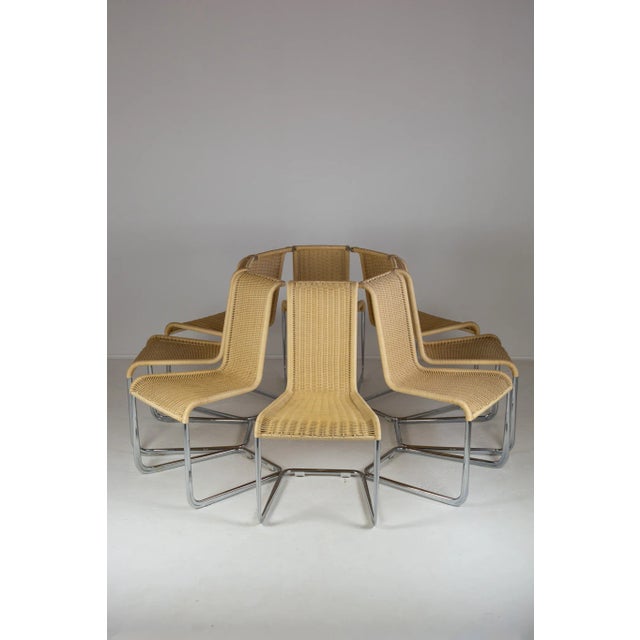 B20 Cane and Chrome Cantilever Dining Chairs by Axel Bruchhäuser for Tecta, 1990s, Set of 8 For Sale - Image 11 of 11
