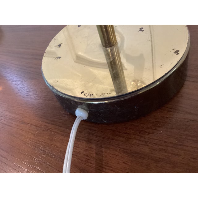 1970s Mid-Century Modern Curtis Jere Signed Lily Pad Table Lamp in Brass - Set of Two For Sale - Image 15 of 18