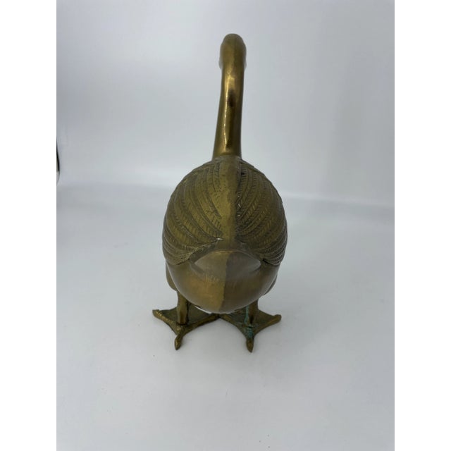 Large brass goose on offer. This guy definitely has character! He's not your usual brass bird you see for sale. He has...