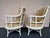 Hollywood Regency 1970s Vintage Mid Century Henry Olko for Willow & Reed Rattan Swivel Bucket Chairs - a Pair For Sale - Image 3 of 12