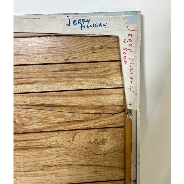 1960s Room Size Painting of Gerry Mulligan Jazz Group For Sale - Image 10 of 10