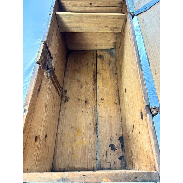 1796 Antique Scandinavian Dowry Trunk For Sale In Chicago - Image 6 of 10