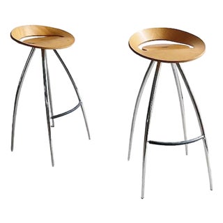 Lyra Bar Stools by Sigurdur Thorsteinsson for Magis, Italy, 1990s, Set of 2 For Sale