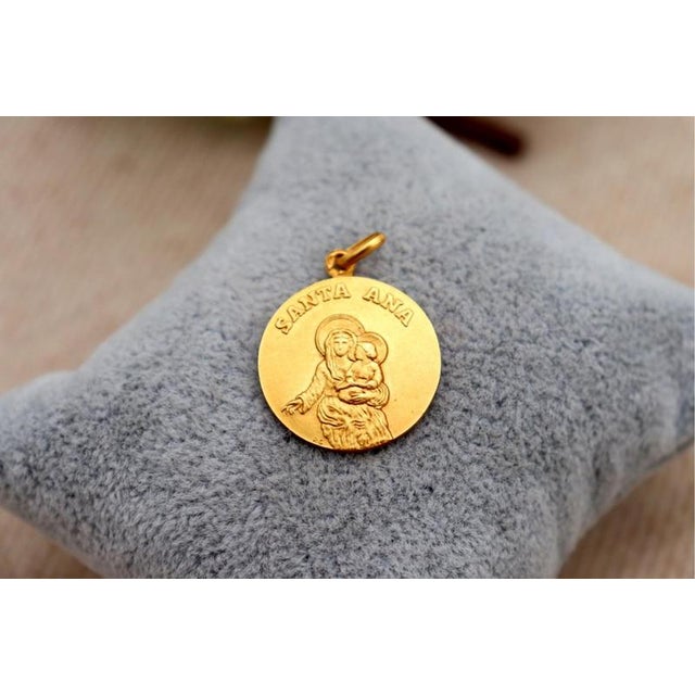 19.2k Gold Pendant For Sale - Image 4 of 5