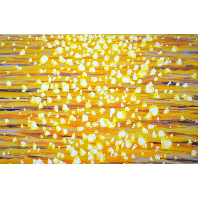 Evening Sparks on the water.Modern Original Painting. Iryna Kastsova For Sale - Image 4 of 10