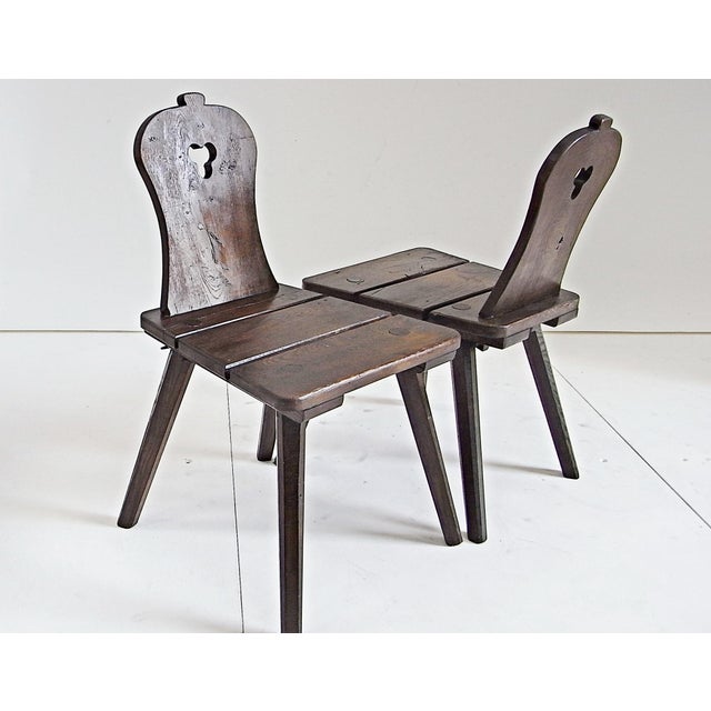 Alfons Garden Table with Chairs in Massive Oak, 1970s, Set of 3 For Sale - Image 14 of 18