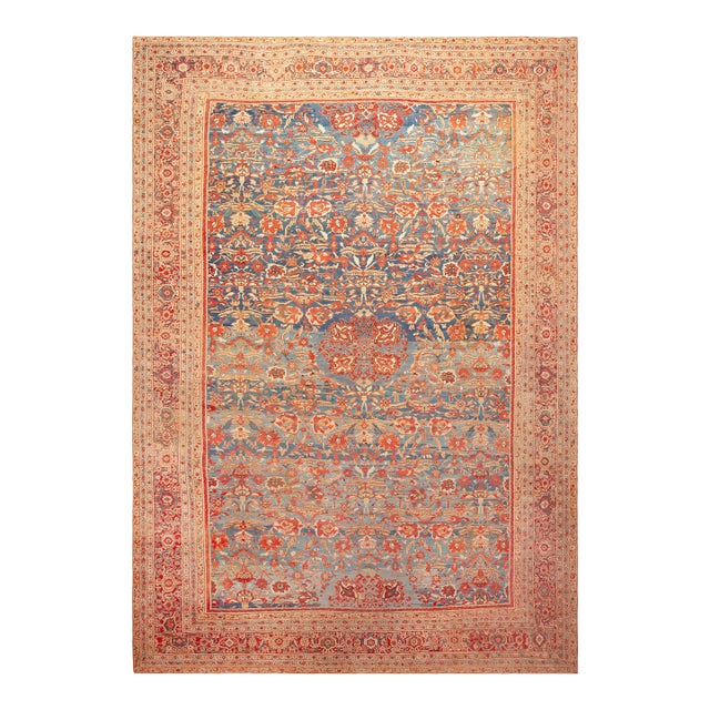 Nazmiyal Collection Large Antique Persian Sultanabad Rug For Sale