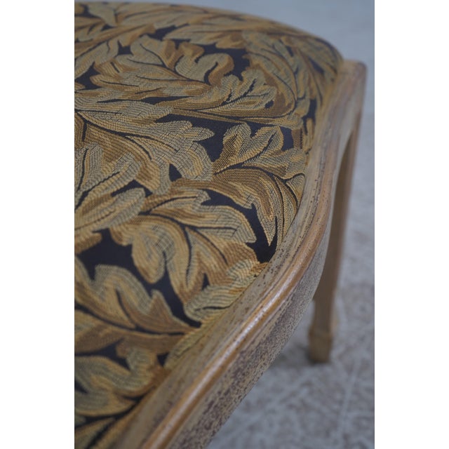 Set of 6 Distressed Painted Shield Back Dining Room Chairs For Sale - Image 16 of 18