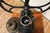 1900 - 1909 Antique Tall Standing Coffee Grinder | Cast Iron Wheel & Solid Pine Cabinet | Industrial Country Store Mill For Sale - Image 5 of 18