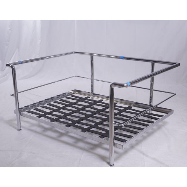 Metal Pair Of Lc3 Armchair by Le Corbusier for Cassina, Italy For Sale - Image 7 of 18