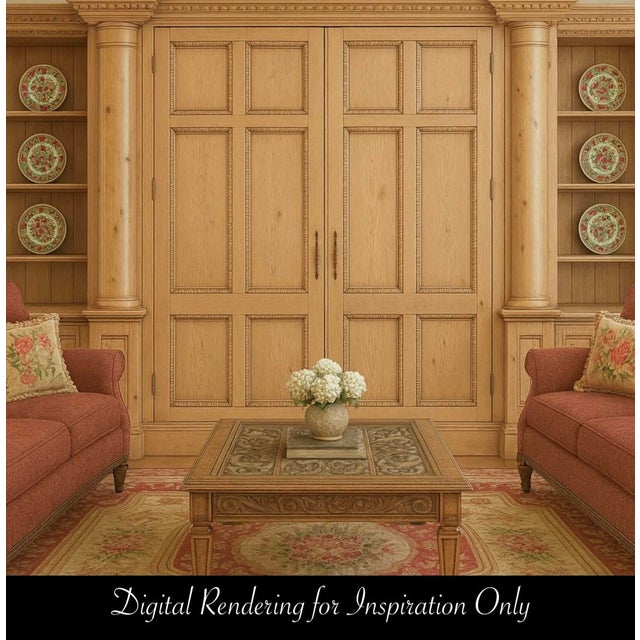 Early 20th Century Holiday Offering — Monumental 14-Foot Neoclassical Cabinet For Sale - Image 15 of 18