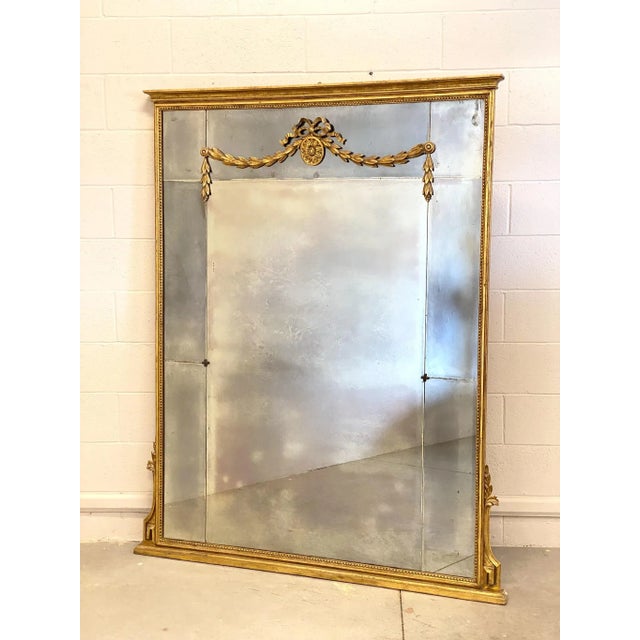 Louis XVI Style Mirror, 1940s For Sale - Image 12 of 12