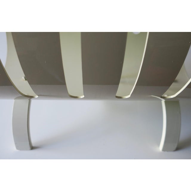 Wood Magazine Rack in Lacquered Plywood from Opal Möbel, 1960s For Sale - Image 7 of 9