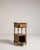 Wood Oak Side Table with Marble Top, Antique, France, Early 20th Century For Sale - Image 7 of 14