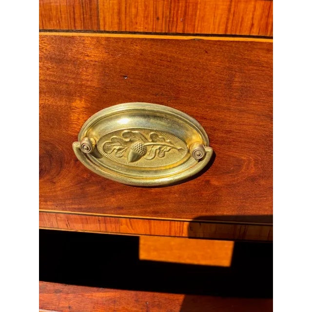 Wood 1940s Bow Front Chest For Sale - Image 7 of 9