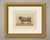 An original antique chromolithograph, printed in color, lettered "race parthenaise, taureau." and published in paris about...