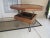 1970s Vintage Octagonal Dark Color Wood Coffee Table With Storage Underneath For Sale - Image 12 of 12