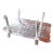 1905 Silver Plated Asparagus Server From Hotel Baltimore in Kansas City For Sale