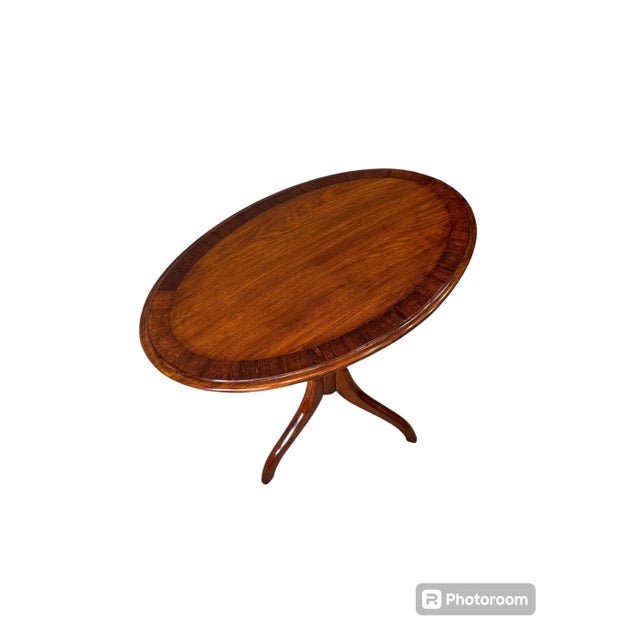Early 19th Century Mahogany & Cross-banded Tripod table For Sale - Image 5 of 11